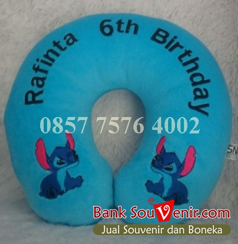 souvenir bantal ultah Rafinta