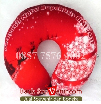 Bantal printing Perayaan Natal Bapekkris BNI 2017
