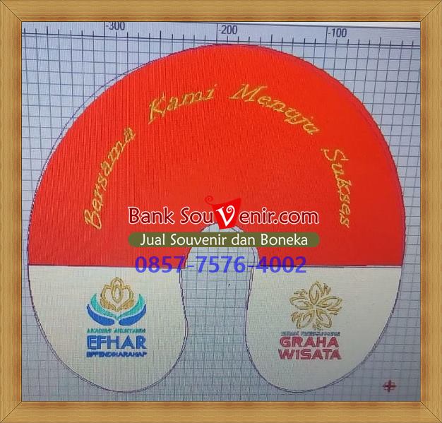 souvenir bantal custom