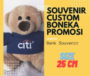 Souvenir boneka promosi custom