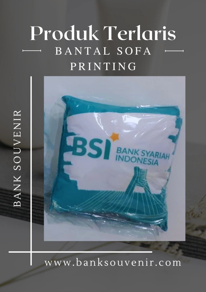 souvenir bantal kotak custom promosi merchandise pabrik bantal