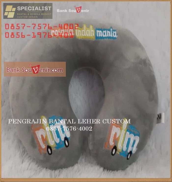 bantal leher souvenir gathering