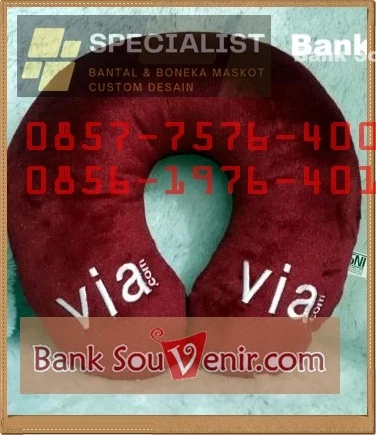 souvenir bantal leher asuransi