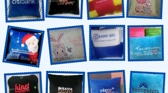 Supplier Bantal Kotak Custom Terlengkap Desain Menarik