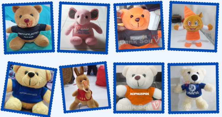 Produk Souvenir Boneka Hewan Custom, Berkualitas, dan Unik