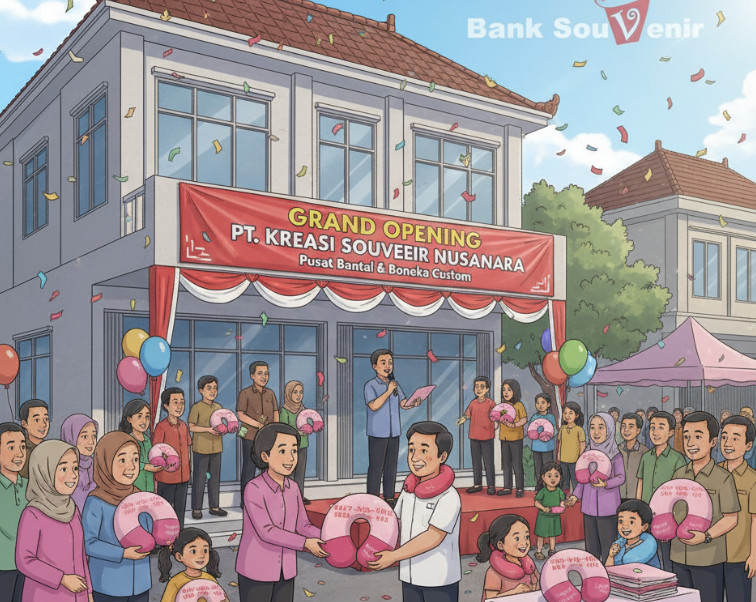 souvenir grand opening toko